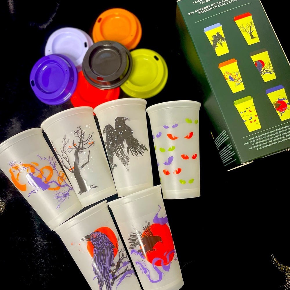 New! Starbucks reusable hot cups. Glow in the dark